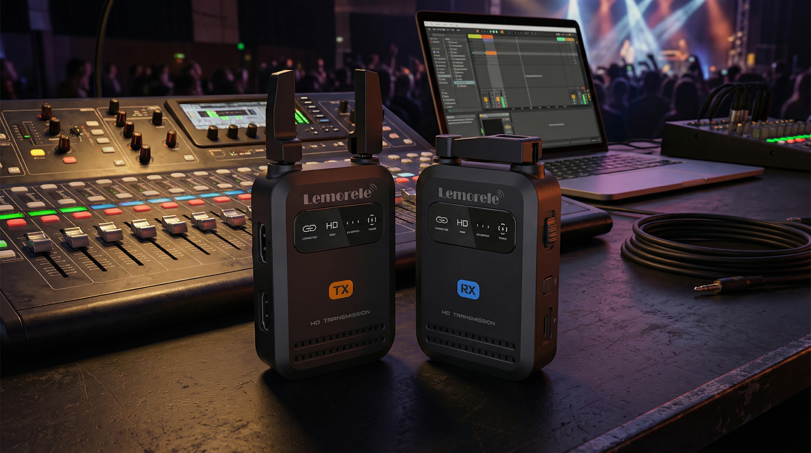 Lemorele R5000 200 Metre Kablosuz HDMI Video Aktarım Kiti