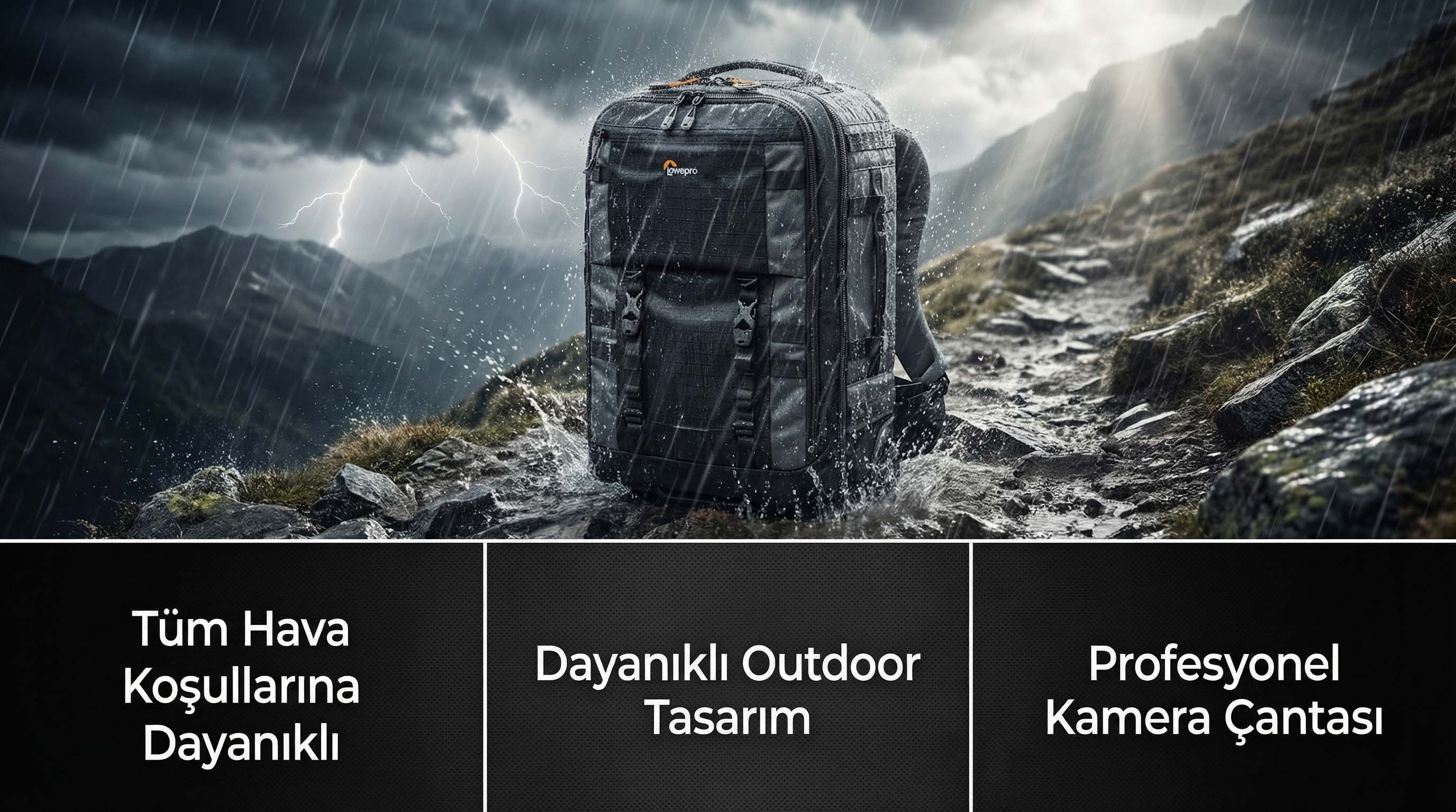 Lowepro Pro Trekker RLX 450 AW II Tekerlekli Tasarım