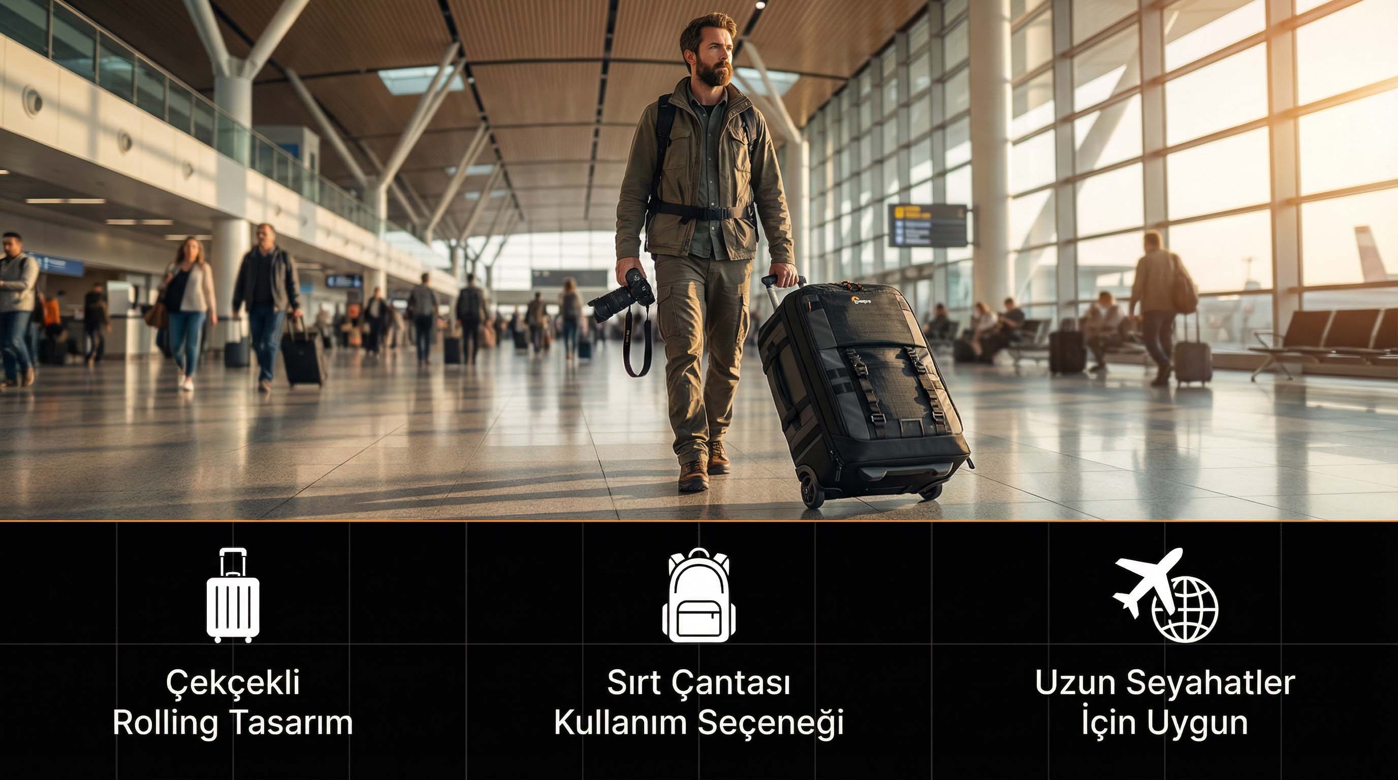 Lowepro Pro Trekker RLX 450 AW II Sırt Çantası Modu