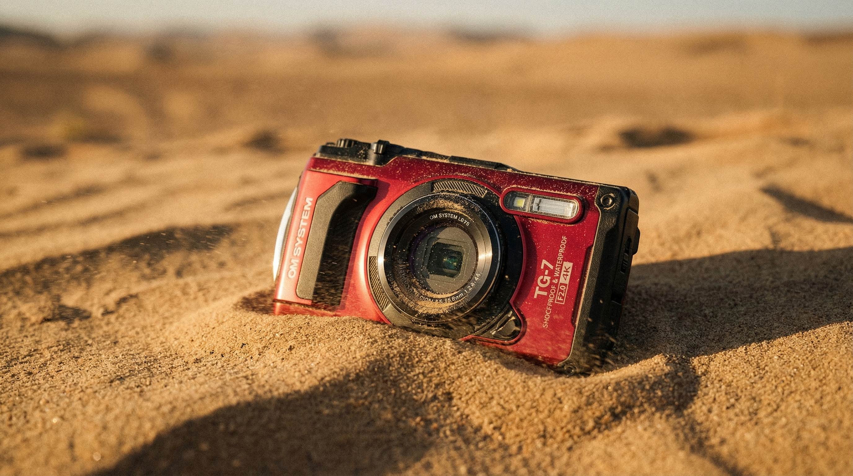 Olympus OM System TG-7 100 kg Ezilmeye Dayanıklı Gövde Yapısı