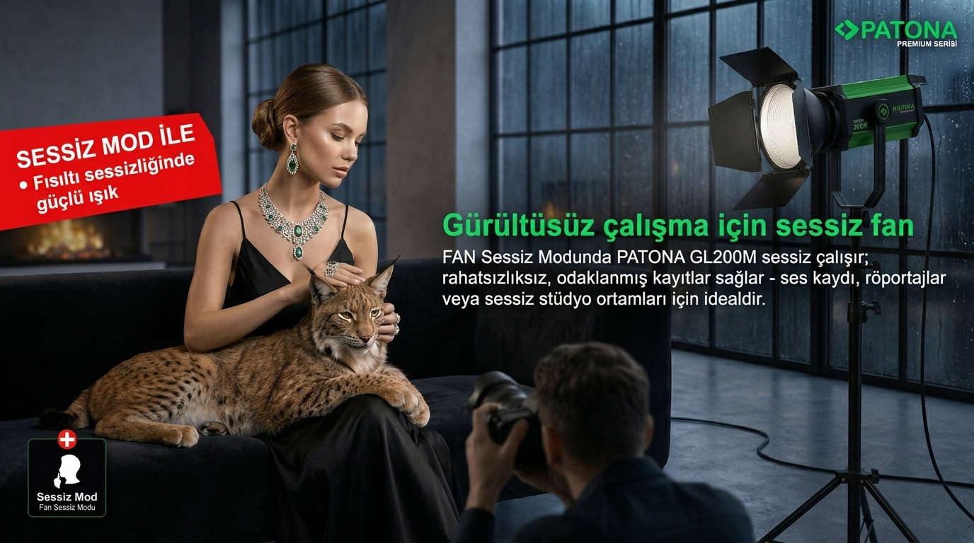 PATONA GL200M sessiz fan modu