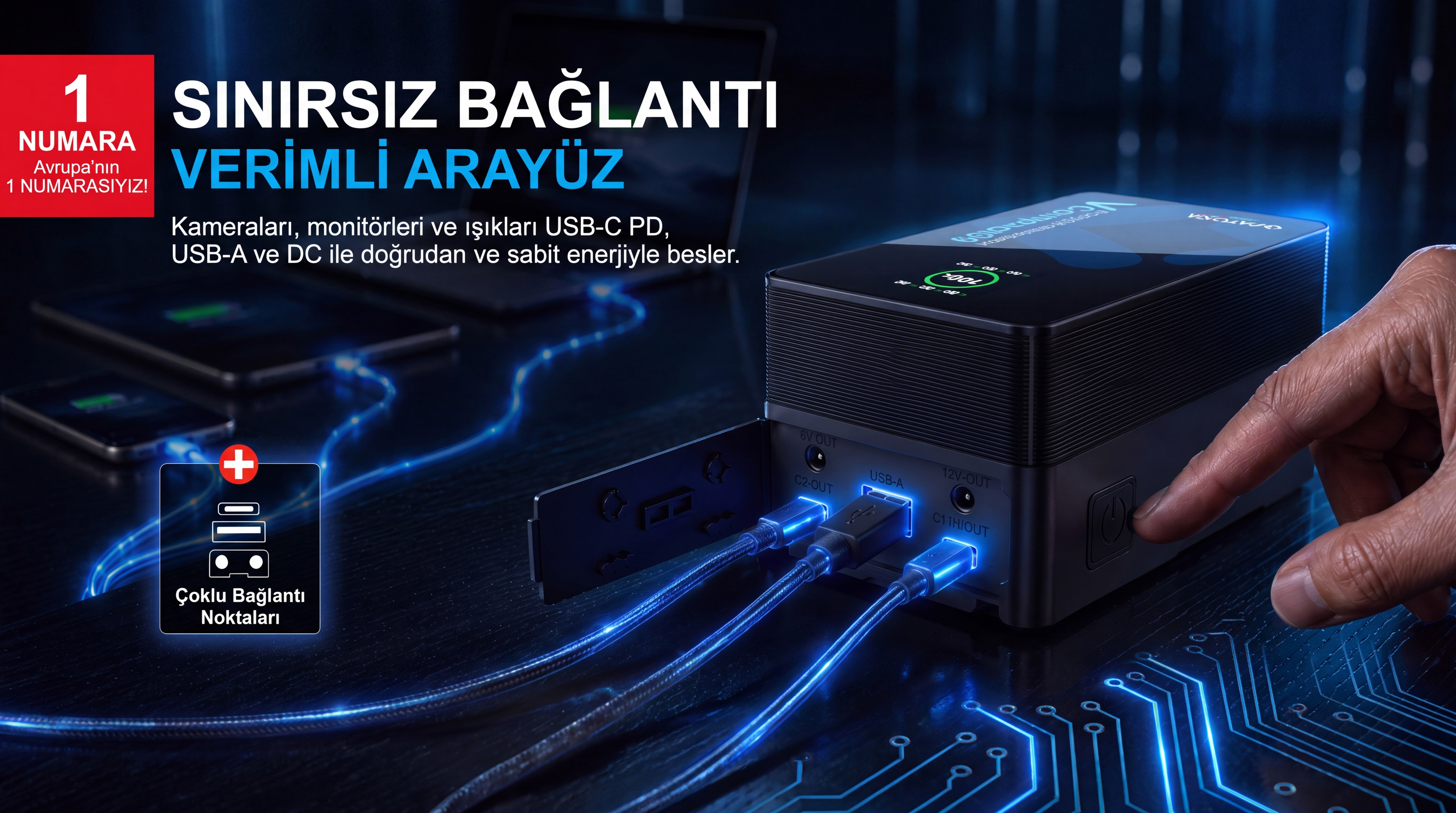 PATONA VCompact99 çoklu bağlantı arayüzü