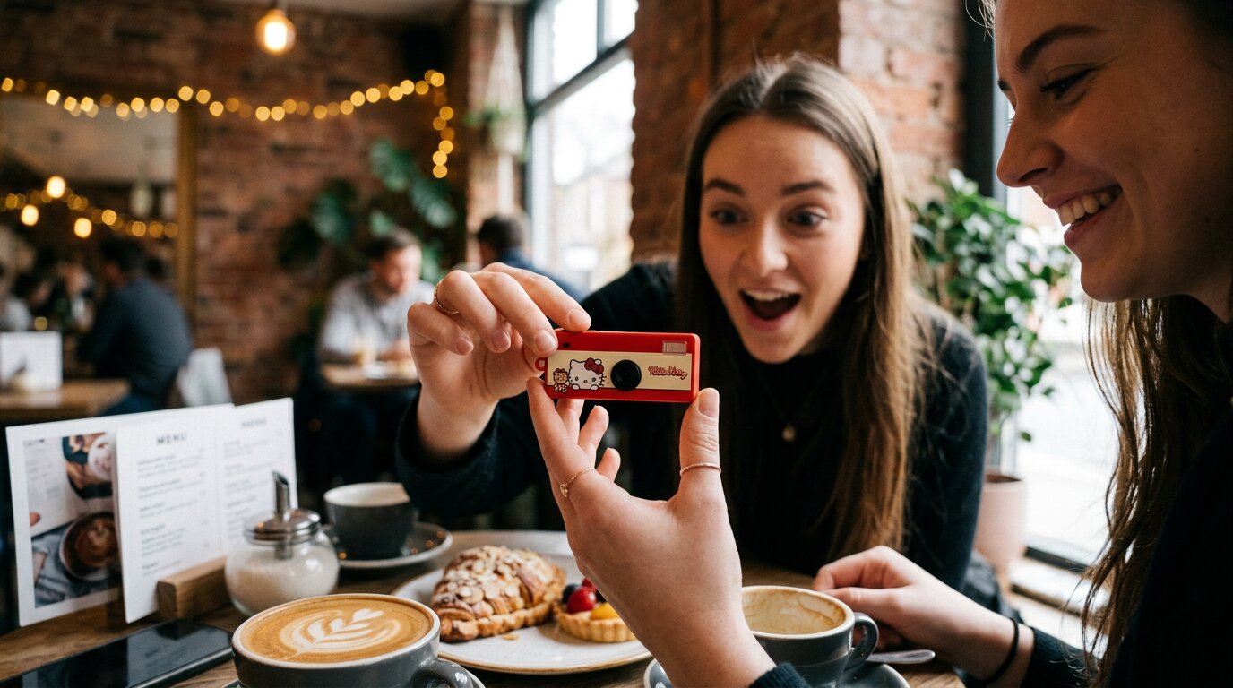 YASHICA Funtastic Classic Hello Kitty CMOS sensör görüntü performansı