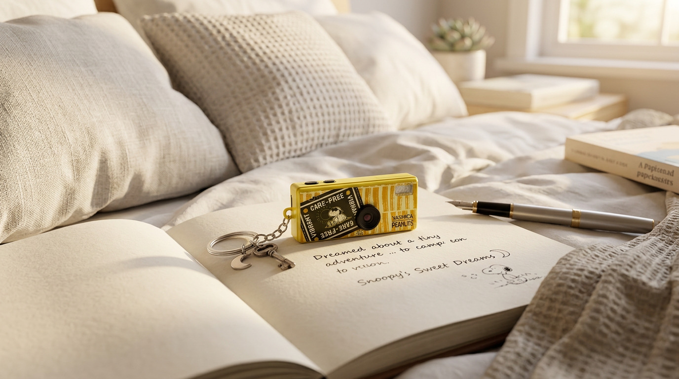 YASHICA Funtastic Snoopy 30 FPS video kayıt