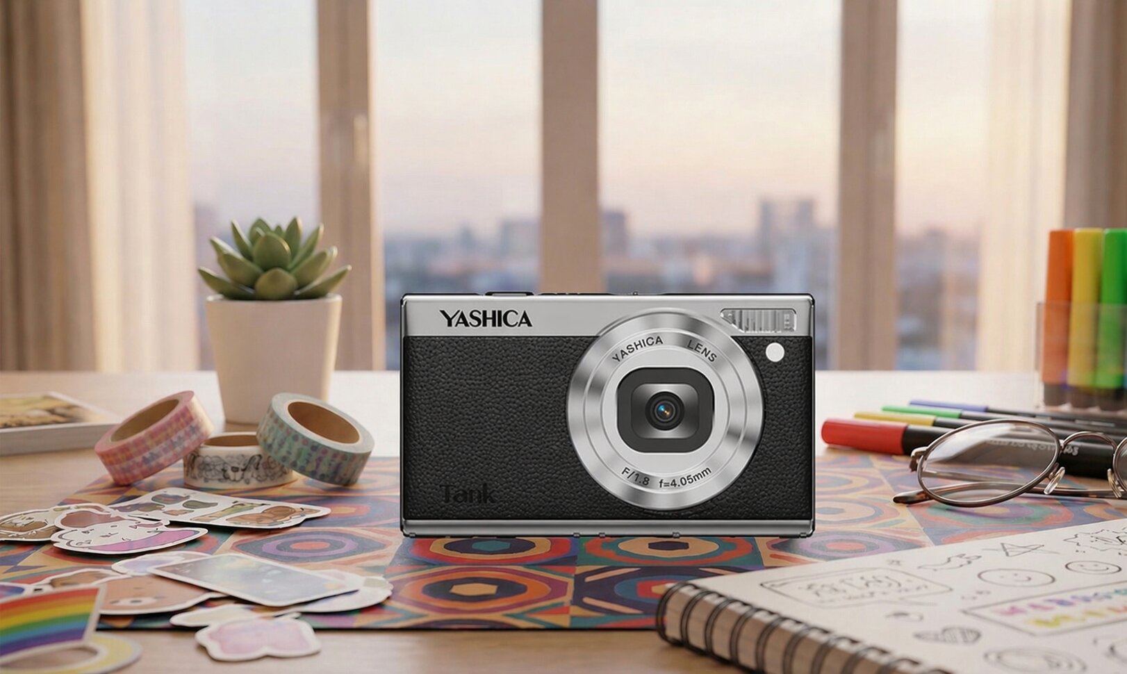 YASHICA Tank dahili LED ışık